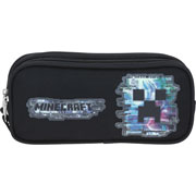 Foto de Estuche escolar doble Chenson MC65605-3 Minecraft negro 