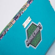 Foto de Estuche escolar doble Chenson MC65608-9 Minecraft azul 