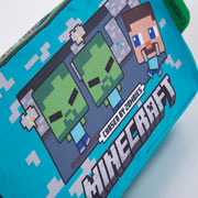 Foto de Estuche escolar doble Chenson MC65608-9 Minecraft azul 