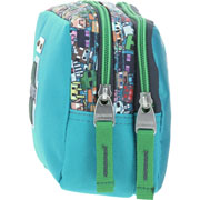 Foto de Estuche escolar doble Chenson MC65608-9 Minecraft azul 