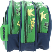 Foto de Estuche escolar doble Chenson MC65615-G Minecraft verde 