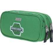 Foto de Estuche escolar doble Chenson MC65630-G Minecraft verde 