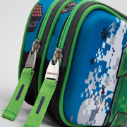 Foto de Estuche escolar doble Chenson MC65701-9 Minecraft azul 