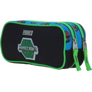 Foto de Estuche escolar doble Chenson MC65701-9 Minecraft azul 