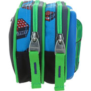 Foto de Estuche escolar doble Chenson MC65701-9 Minecraft azul 