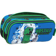 Foto de Estuche escolar doble Chenson MC65701-9 Minecraft azul 