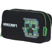 Foto de Estuche escolar doble Chenson MC65726-3 Minecraft negro 