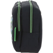 Foto de Estuche escolar doble Chenson MC65726-3 Minecraft negro 