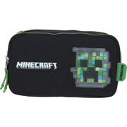 Foto de Estuche escolar doble Chenson MC65726-3 Minecraft negro 