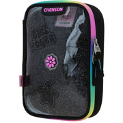 Foto de Estuche Escolar Happy Girl Negro Chenson Hg70796 