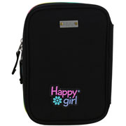 Foto de Estuche Escolar Happy Girl Negro Chenson Hg70796 