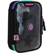 Foto de Estuche Escolar Happy Girl Negro Chenson Hg70796 