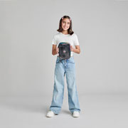 Foto de Estuche Escolar Happy Girl Negro Chenson Hg70796 