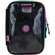Foto de Estuche Escolar Happy Girl Negro Chenson Hg70796 