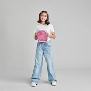 Foto de Estuche Escolar Happy Girl Rosa Chenson Hg70796 