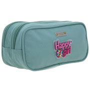 Foto de Estuche Escolar Happy Girl Turqueza Chenson Hg70916 