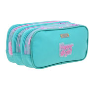 Foto de Estuche Escolar Happy Girl Turqueza Chenson Hg70993 