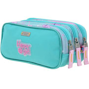 Foto de Estuche Escolar Happy Girl Turqueza Chenson Hg70993 