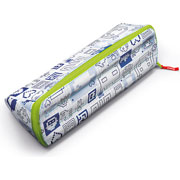 Foto de Estuche Escolar Azul XXL Pattern 
