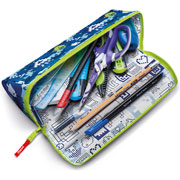 Foto de Estuche Escolar Azul XXL Pattern 