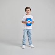 Foto de Estuche Escolar Mario Bros Azul Chenson Mb71106 