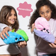 Foto de Estuche Escolar Mqr Monster Reversible Rosa/Lila 