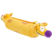 Foto de Estuche Escolar Nick 90S Cat/Dog Amarillo Yadatex 