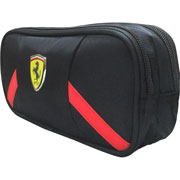 Foto de Estuche Escolar Norma Ferrari Reflective Black Doble 