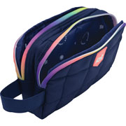 Foto de Estuche Escolar Norma Kiut Mindnight Azul Doble 