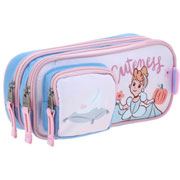 Foto de Estuche Escolar Princesas Azul Chenson Pr70999 