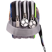 Foto de Estuche Escolar Ruz Fifa Zayu Maple Y Clutch Negro 