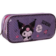 Foto de Estuche Escolar Ruz Kuromi Flor Morado 