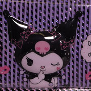 Foto de Estuche Escolar Ruz Kuromi Flor Morado 