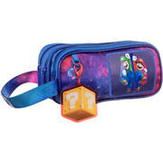 Foto de Estuche Escolar Ruz Mario Bros Luigi 2 Azul 