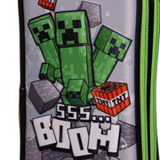 Foto de Estuche Escolar Ruz Minecra Boom Verde 
