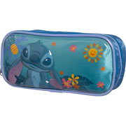 Foto de Estuche Escolar Ruz Stitch Flor Azul 