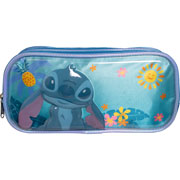 Foto de Estuche Escolar Ruz Stitch Flor Azul 