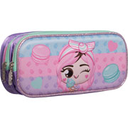 Foto de Estuche Escolar Ruzmis Pastelito Guiño Azul 