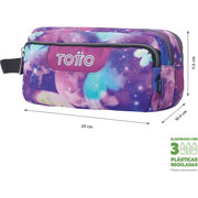 Foto de Estuche Escolar Totto Ac52 Agapec Morado 