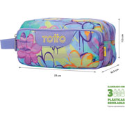 Foto de Estuche Escolar Totto Ac52 Agapec Multicolor 