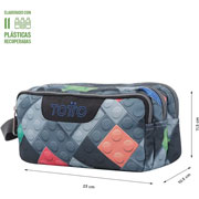 Foto de Estuche escolar triple Totto Agapec 4YP multicolor 