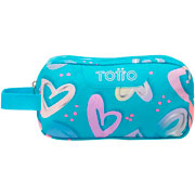 Foto de Estuche escolar triple Totto Agapec 6JT azul 