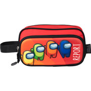 Foto de Estuche escolar triple Yadatex AMG027 Among Us rojo 