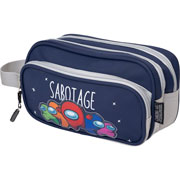 Foto de Estuche escolar triple Yadatex AMG028 Among Us azul 