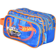 Foto de Estuche escolar triple Yadatex HWS012 Hot Wheels azul 