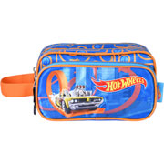 Foto de Estuche escolar triple Yadatex HWS012 Hot Wheels azul 