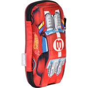 Foto de Estuche escolar triple Yadatex HWS015 Hot Wheels rojo 