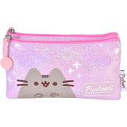 Foto de Estuche escolar triple Yadatex PSH054 Pusheen lila 