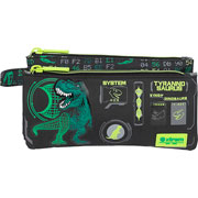 Foto de Estuche Escolar Triple Xtrem Trinity Verde Dinosaurio 