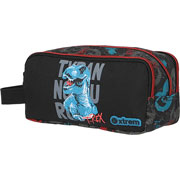 Foto de Estuche Escolar Xtrem University Black Dino 